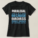 Recherche de paralegal tshirts Profession