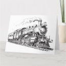 Recherche de machine à vapeur vœux cartes Locomotive