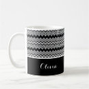 Recherche de zig noir et blanc Zigzag