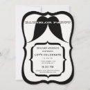 Recherche de enterrement vie de garçon invitations Moustache