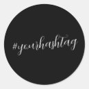 Recherche de hashtag autocollants Moderne