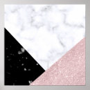 Recherche de marbre noir et blanc posters Pour elle