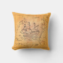 Recherche de carte de trésor coussins Vintage