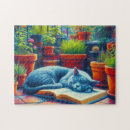 Recherche de peinture de chat puzzles Chaton