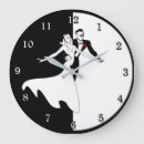 Recherche de dance horloges Black and white