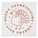 Recherche de dinde de thanksgiving posters Merci