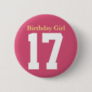 Recherche de anniversaire 17 badges Fête d'anniversaire