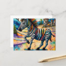Recherche de zèbre mignon cartes postales Contenu générationnel