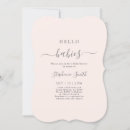 Recherche de twin shower invitations Minimaliste