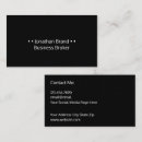 Recherche de courtier financier cartes visite Moderne