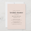 Recherche de modern bridal shower invitations Simple