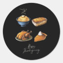 Recherche de dinde de thanksgiving autocollants Vacances