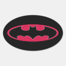 Recherche de nuit ovales autocollants Batman