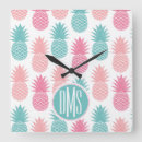 Recherche de fruit vintage horloges Monogramme