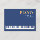 Recherche de professeur de piano cartes visite Cours de musique