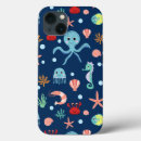 Recherche de créature marine iphone coques Bleu