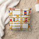 Recherche de stijl décoration coussins Piet mondrian