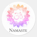 Recherche de lotus om autocollants Namaste