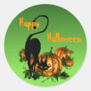 Recherche de jack o lanterns autocollants Chat noir