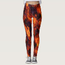 Recherche de flame leggings Rouge
