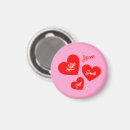 Recherche de coeur rouge magnets Journée des mères