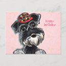 Recherche de schnauzer miniature anniversaire cartes Mignon