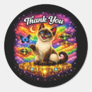 Recherche de chat cosmique autocollants Amoureux des chats