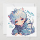 Recherche de chat kawaii vœux cartes Anime