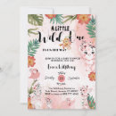 Recherche de safari baby shower fille invitations Un peu sauvage