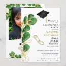 Recherche de greenery graduation invitations Lycée