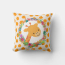 Recherche de girafe coussins Aquarelle