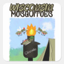 Recherche de moustiques autocollants Camping