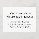 Recherche de optométriste cartes postales Rappel de nomination