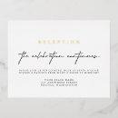 Recherche de réception de mariage cartes postales Simple