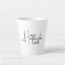 Recherche de coeur moderne tasses Minimaliste