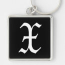 Recherche de lettre x porteclés Alphabet