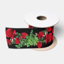 Recherche de rouge rubans Motif floral