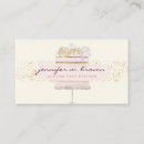 Recherche de friandises cartes visite Boulangerie