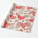Recherche de flèches papier cadeau Amour