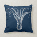 Recherche de poulpe coussins Bleu