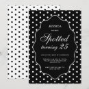 Recherche de tacheté invitations Noir et blanc