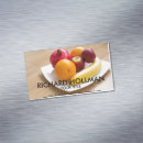 Recherche de fruité cartes visite Sain