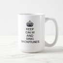 Recherche de théâtre musical tasses Showtunes