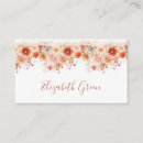 Recherche de fleurs romantiques cartes visite Aquarelle