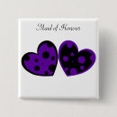 Recherche de noir et pourpre badges Pour elle