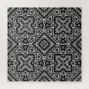 Recherche de motif noir puzzles Tendance