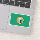 Recherche de drapeau de la géorgie autocollants Washington