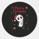 Recherche de panda noël autocollants Enfants