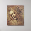 Recherche de leonardo impressions sur toile Femelle