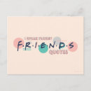 Recherche de séries télévisées cartes postales Friends